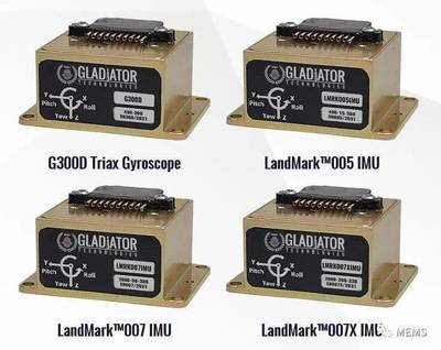Gladiator发布SX2系列高性能惯性传感器，加速度传感器性能实现重大突破